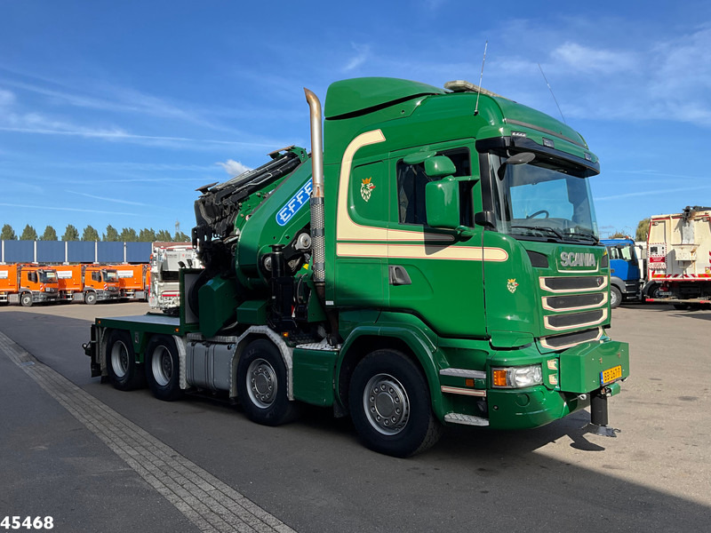 Scania R 490 8x4 Euro 6 Effer 140 Tonmeter laadkraan + Fly-Jib Just 283.508 km - Kranbil: bild 5 Scania R 490 8x4 Euro 6 Effer 140 Tonmeter laadkraan + Fly-Jib Just 283.508 km - Kranbil: bild 5