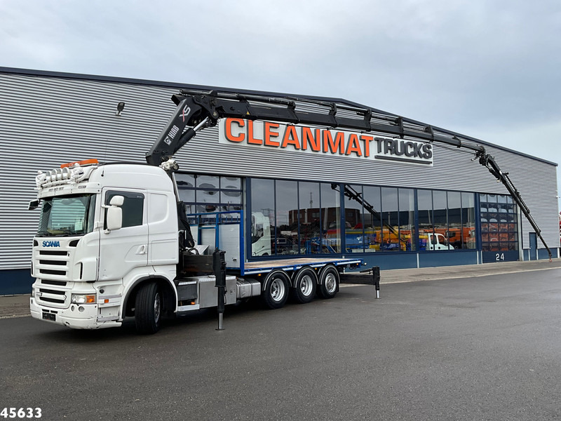 Scania R 560 V8 8x4 Retarder Hiab 47 Tonmeter laadkraan + Fly-Jib! - Kranbil: bild 1 Scania R 560 V8 8x4 Retarder Hiab 47 Tonmeter laadkraan + Fly-Jib! - Kranbil: bild 1