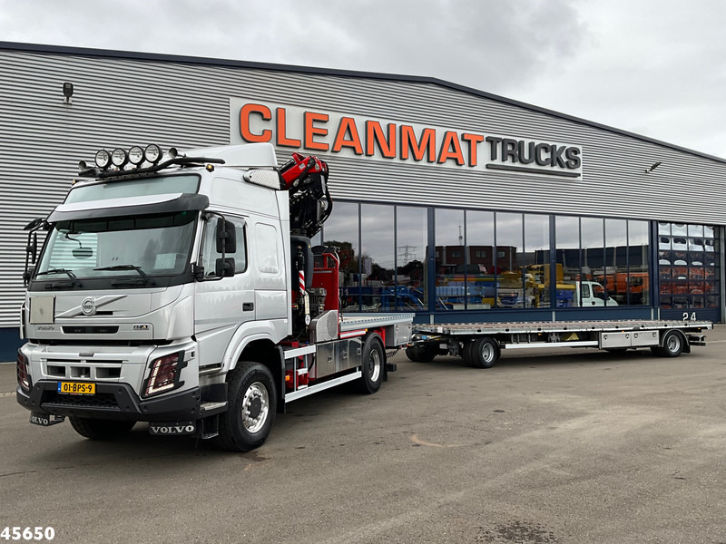 Volvo FMX 500 4x4 Fassi 31 Tonmeter laadkraan + Fly-Jib + Jumbo 2-assige aanhangwagen - Kranbil: bild 1 Volvo FMX 500 4x4 Fassi 31 Tonmeter laadkraan + Fly-Jib + Jumbo 2-assige aanhangwagen - Kranbil: bild 1