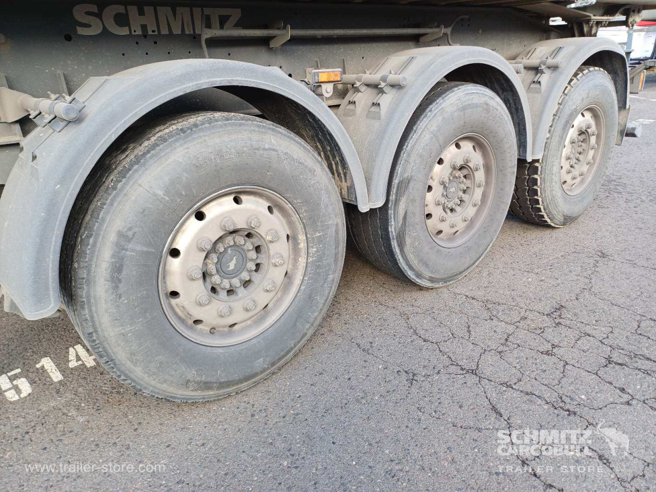 SCHMITZ Auflieger Kipper Alukastenmulde 24m³ - Tippbil semitrailer: bild 2 SCHMITZ Auflieger Kipper Alukastenmulde 24m³ - Tippbil semitrailer: bild 2