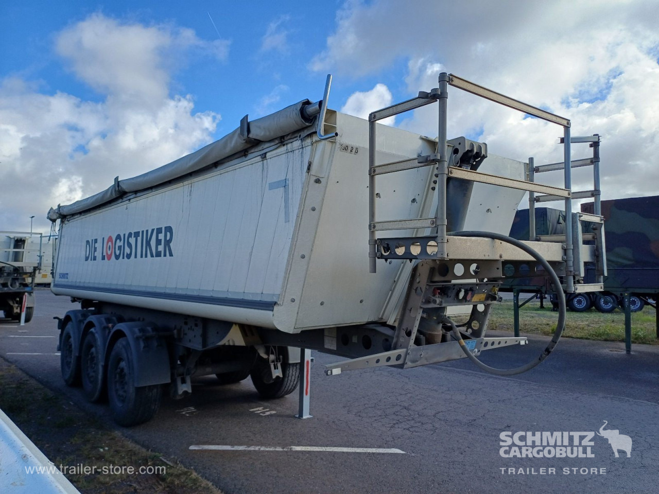 SCHMITZ Auflieger Kipper Alukastenmulde 24m³ - Tippbil semitrailer: bild 1 SCHMITZ Auflieger Kipper Alukastenmulde 24m³ - Tippbil semitrailer: bild 1