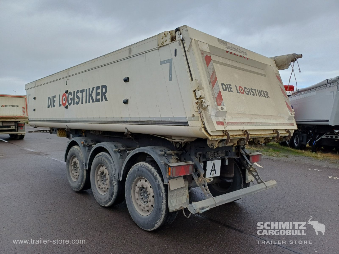 SCHMITZ Auflieger Kipper Alukastenmulde 24m³ - Tippbil semitrailer: bild 4 SCHMITZ Auflieger Kipper Alukastenmulde 24m³ - Tippbil semitrailer: bild 4