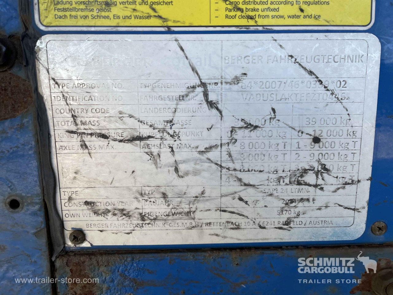 BERGER Semiremolque Lona Mega - Kapelltrailer: bild 2 BERGER Semiremolque Lona Mega - Kapelltrailer: bild 2