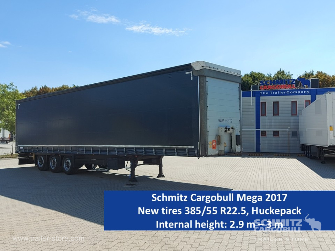 SCHMITZ Curtainsider Mega - Kapelltrailer: bild 1 SCHMITZ Curtainsider Mega - Kapelltrailer: bild 1