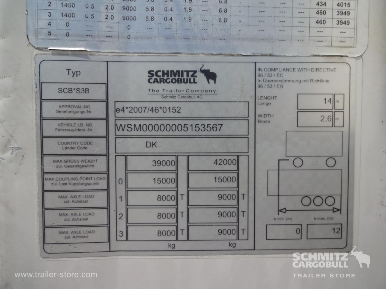 SCHMITZ Reefer Standard Double deck - Isotermiska semitrailer: bild 3 SCHMITZ Reefer Standard Double deck - Isotermiska semitrailer: bild 3