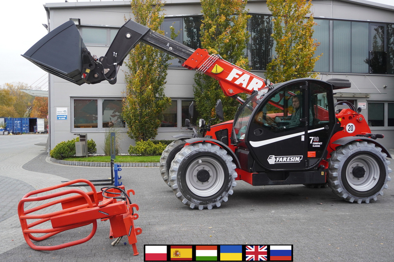 Faresin 730C Classic 55 / NEW / 550 MTH!!! / reach 7 m / joystick - Teleskophjullastare: bild 1 Faresin 730C Classic 55 / NEW / 550 MTH!!! / reach 7 m / joystick - Teleskophjullastare: bild 1