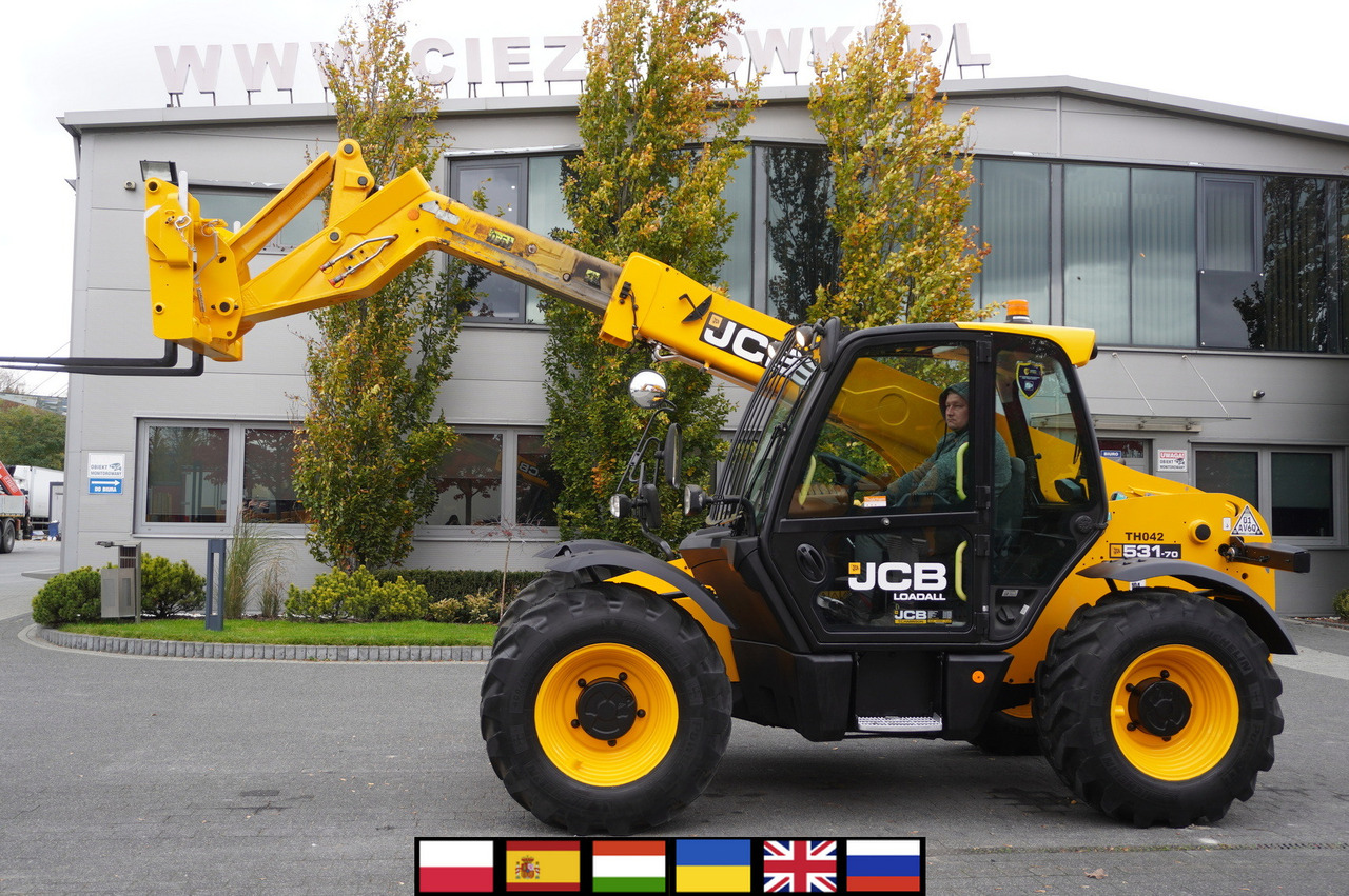JCB 531-70 / 900 MTH telescopic charger! / 3.1 T / 7 M - Teleskophjullastare: bild 1 JCB 531-70 / 900 MTH telescopic charger! / 3.1 T / 7 M - Teleskophjullastare: bild 1