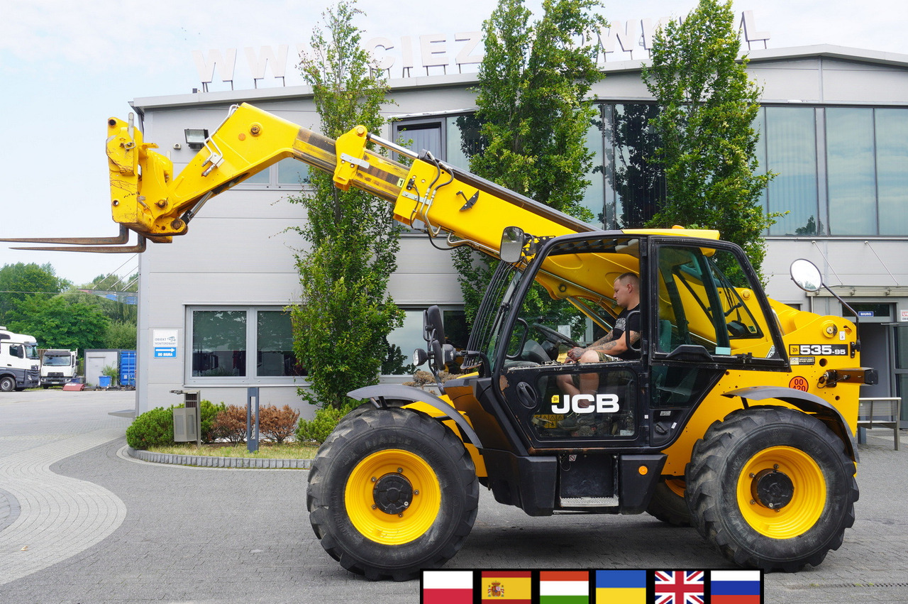 JCB 535-95 / 3.5 T / range 9.5 m / joystick / 2021 - Teleskoplastar: bild 1 JCB 535-95 / 3.5 T / range 9.5 m / joystick / 2021 - Teleskoplastar: bild 1