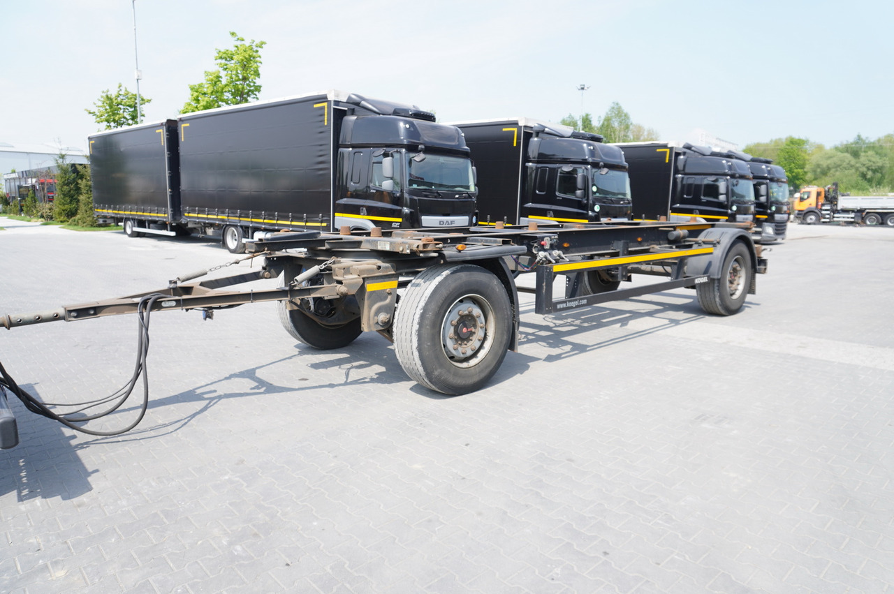 KOGEL AWE 18, two-axle, BDF, 7.5m chassis , air suspension, SAF axles - Chassi trailer: bild 2 KOGEL AWE 18, two-axle, BDF, 7.5m chassis , air suspension, SAF axles - Chassi trailer: bild 2
