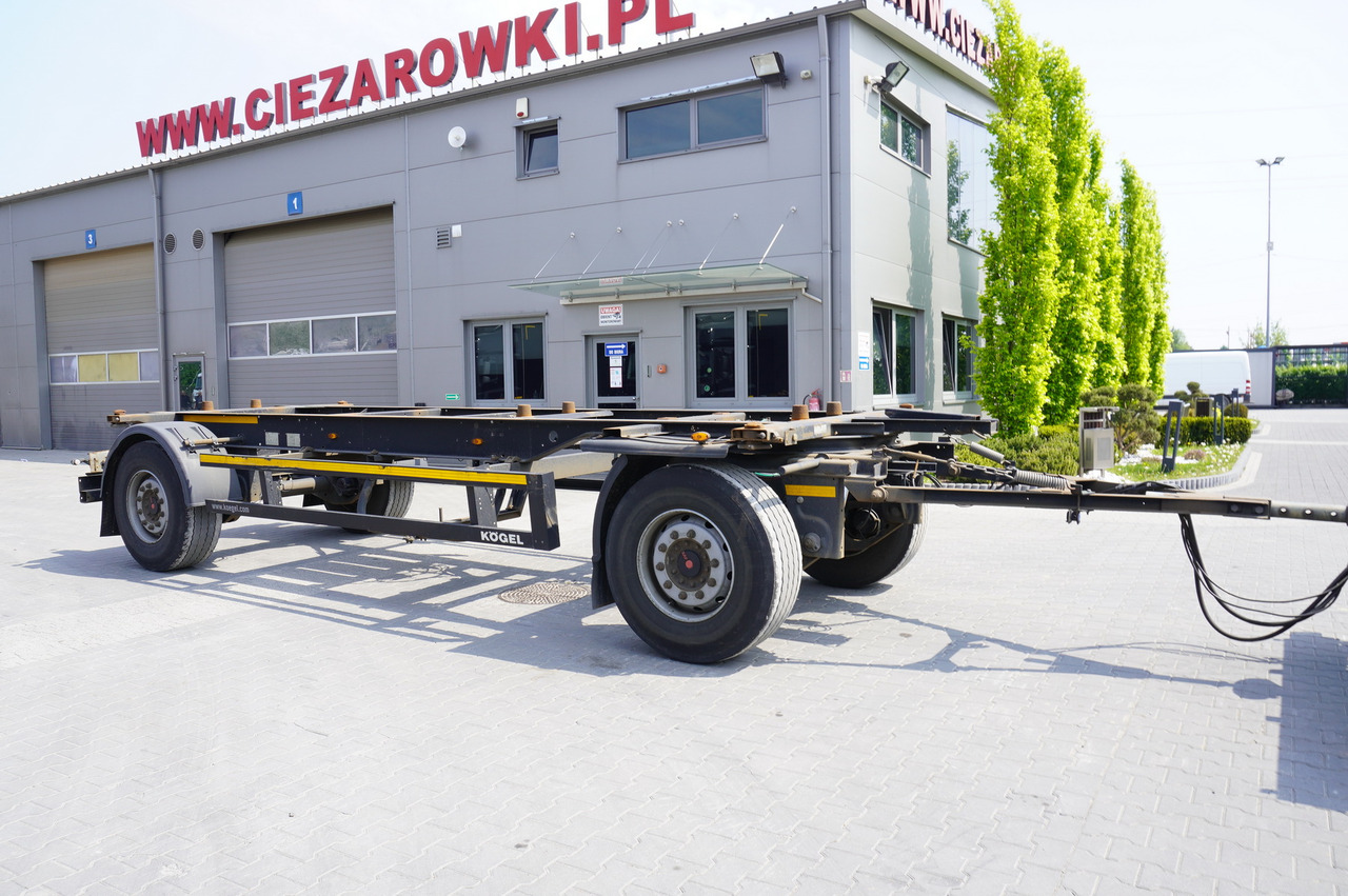 KOGEL AWE 18, two-axle, BDF, 7.5m chassis , air suspension, SAF axles - Chassi trailer: bild 1 KOGEL AWE 18, two-axle, BDF, 7.5m chassis , air suspension, SAF axles - Chassi trailer: bild 1