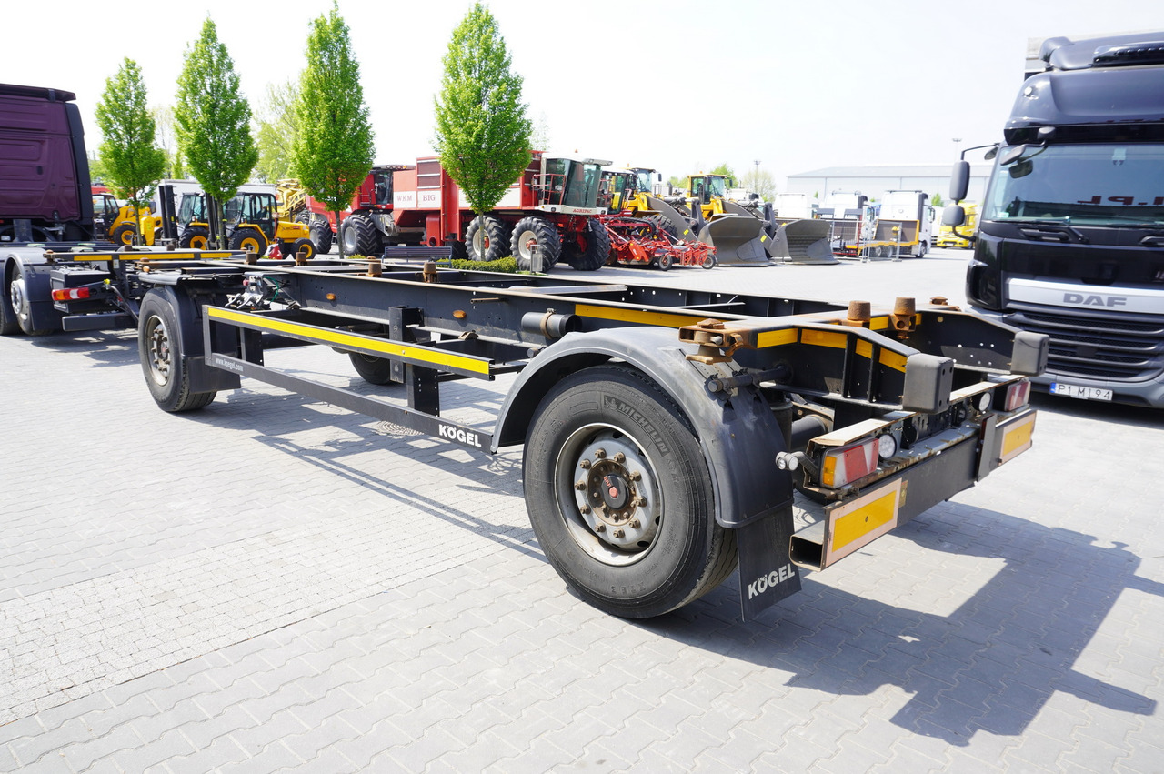KOGEL AWE 18, two-axle, BDF, 7.5m chassis , air suspension, SAF axles - Chassi trailer: bild 4 KOGEL AWE 18, two-axle, BDF, 7.5m chassis , air suspension, SAF axles - Chassi trailer: bild 4