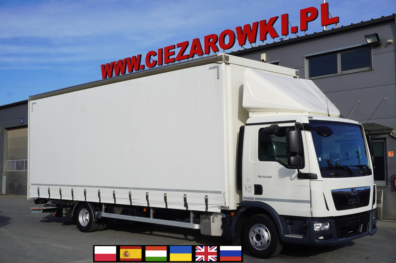 MAN TGL 12.220 / Curtainsider 19 EPAL / 140 tho. km - Kapellbil: bild 1 MAN TGL 12.220 / Curtainsider 19 EPAL / 140 tho. km - Kapellbil: bild 1