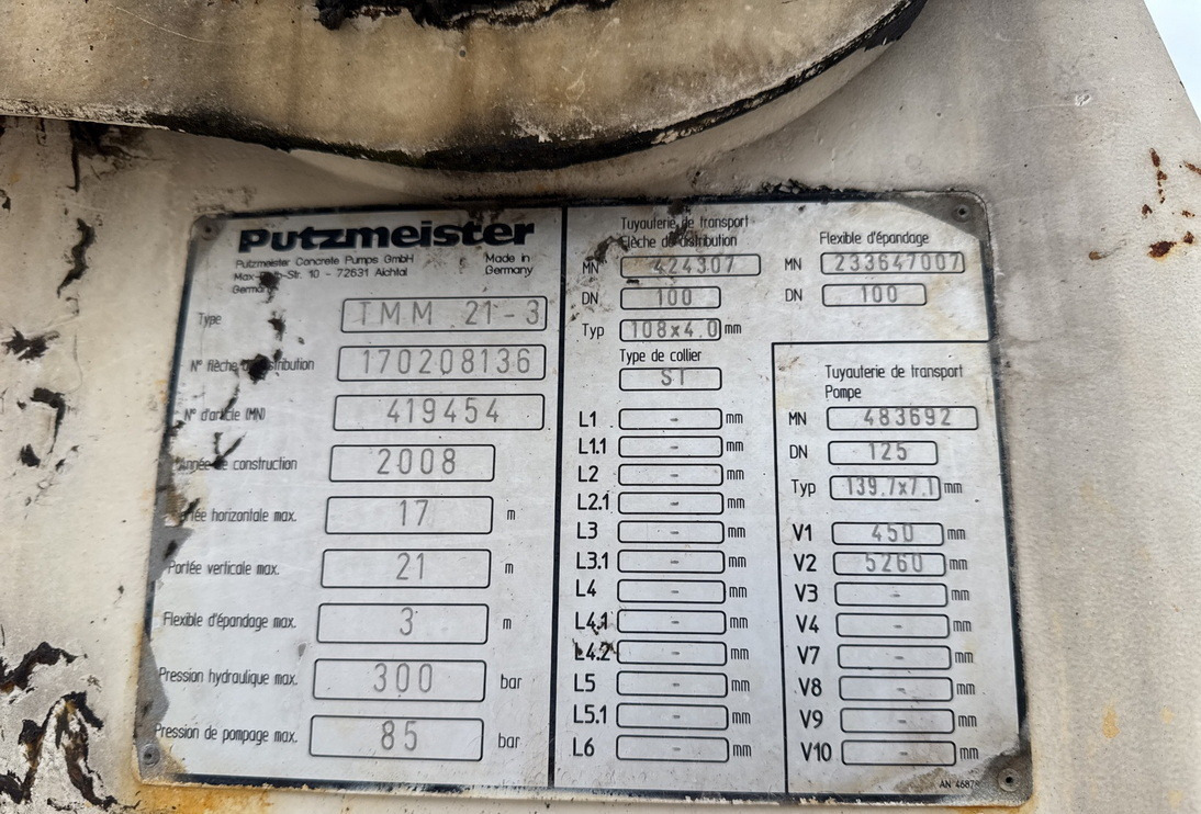 Betongpump MAN TGS 32.400 8x4 Concrete Mixer Pump truck / 426 MTH !!! / 18 meters: bild 21 Betongpump MAN TGS 32.400 8x4 Concrete Mixer Pump truck / 426 MTH !!! / 18 meters: bild 21