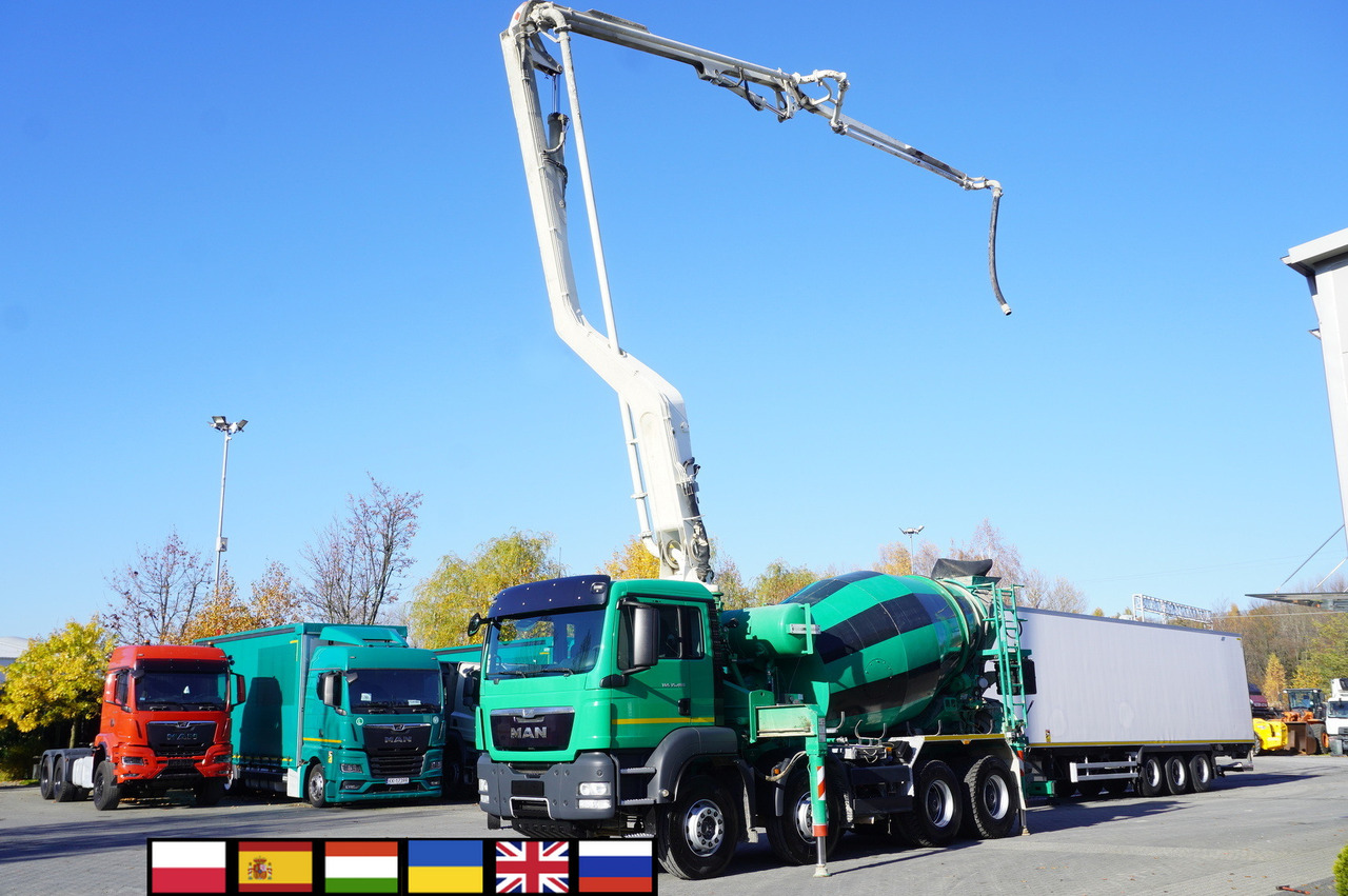MAN TGS 35.480 8x4 Concrete Mixer Pump truck / Putzmeister M24-3 / 1600 MTH! - Betongpump: bild 1 MAN TGS 35.480 8x4 Concrete Mixer Pump truck / Putzmeister M24-3 / 1600 MTH! - Betongpump: bild 1