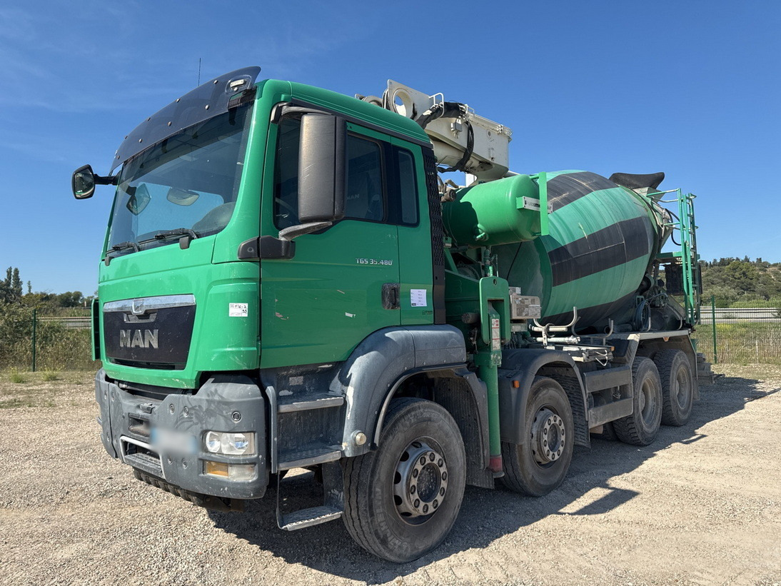 MAN TGS 35.480 8x4 Concrete Mixer Pump truck / Putzmeister M24-3 / 1600 MTH! - Betongbil: bild 2 MAN TGS 35.480 8x4 Concrete Mixer Pump truck / Putzmeister M24-3 / 1600 MTH! - Betongbil: bild 2