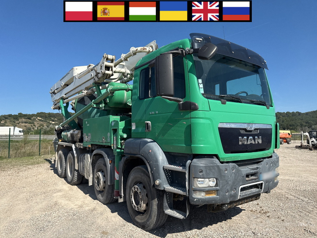 MAN TGS 35.480 8x4 Concrete Mixer Pump truck / Putzmeister M24-3 / 1600 MTH! - Betongbil: bild 1 MAN TGS 35.480 8x4 Concrete Mixer Pump truck / Putzmeister M24-3 / 1600 MTH! - Betongbil: bild 1