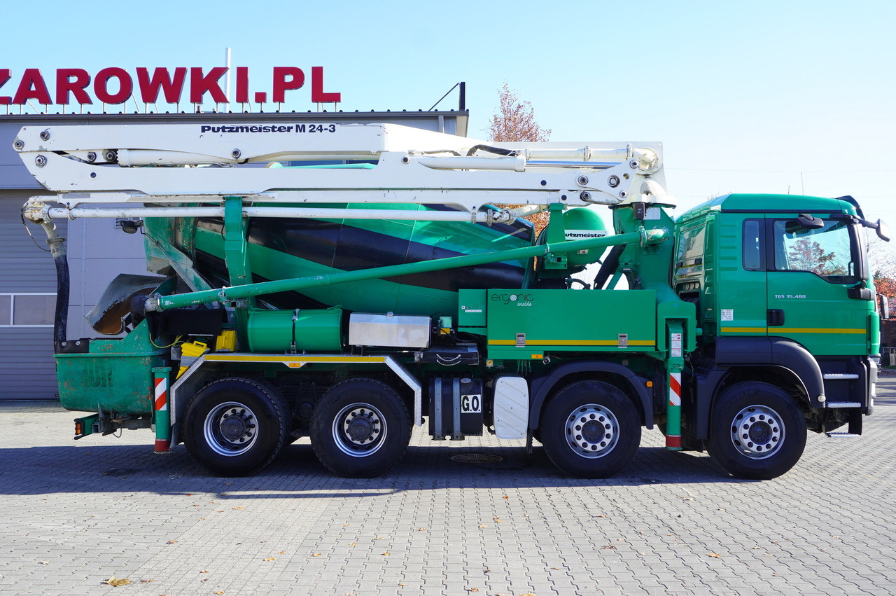 MAN TGS 35.480 8x4 Concrete Mixer Pump truck / Putzmeister M24-3 / 1600 MTH! - Betongpump: bild 5 MAN TGS 35.480 8x4 Concrete Mixer Pump truck / Putzmeister M24-3 / 1600 MTH! - Betongpump: bild 5