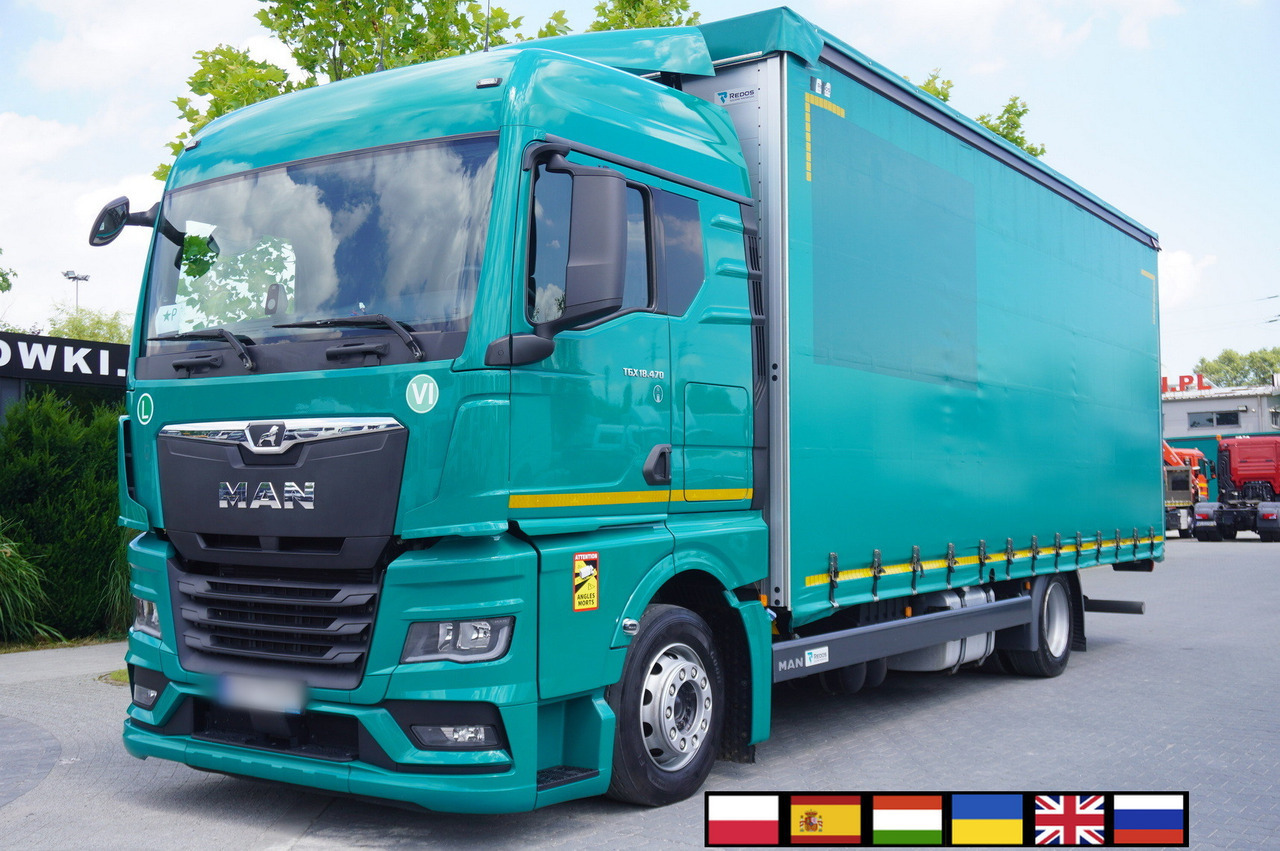 MAN TGX 18.470 / 2022 / Curtainsider 19 EPAL / Retarder / 15 units - Kapellbil: bild 1 MAN TGX 18.470 / 2022 / Curtainsider 19 EPAL / Retarder / 15 units - Kapellbil: bild 1