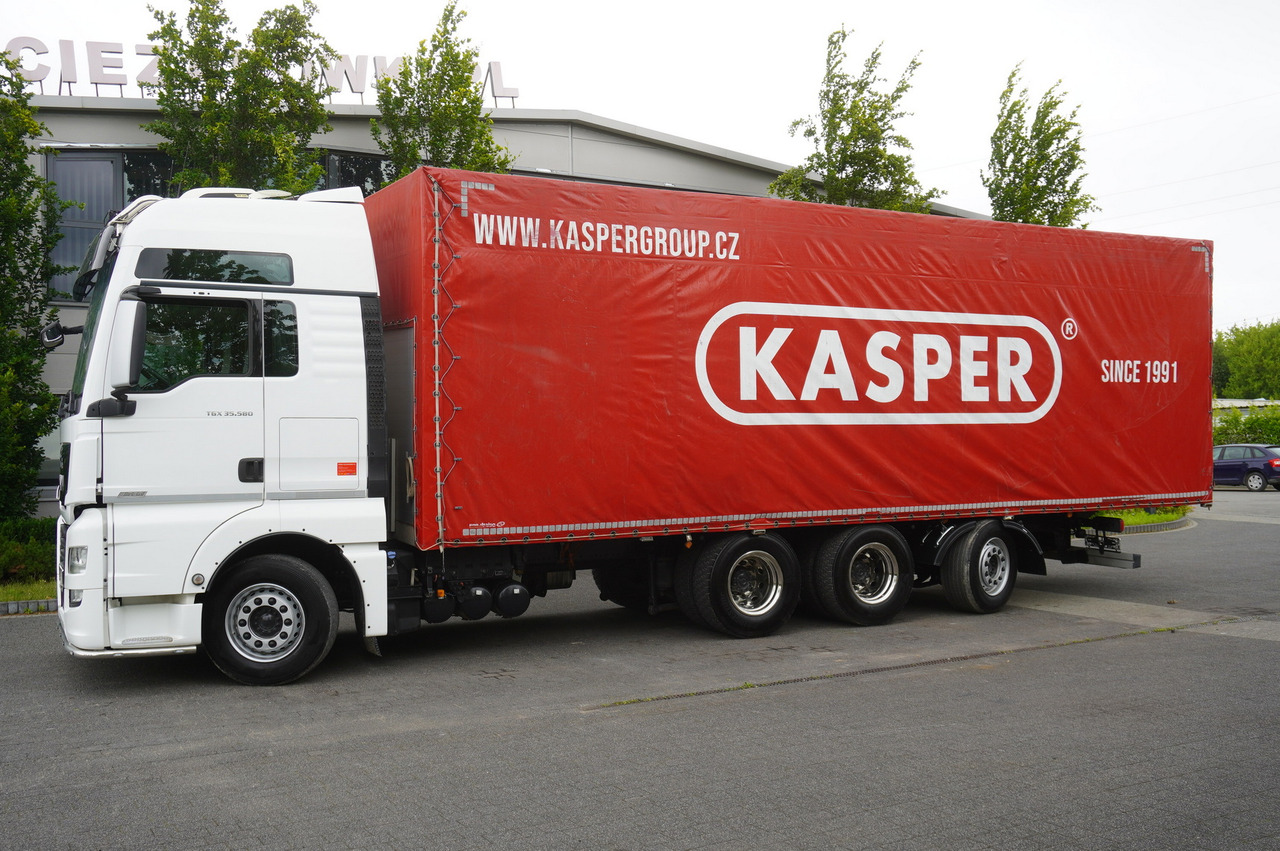 MAN TGX 35.580 E6 8x4 /4 / 23 EPAL tarp superstructure / 4th axle steered - Kapellbil: bild 2 MAN TGX 35.580 E6 8x4 /4 / 23 EPAL tarp superstructure / 4th axle steered - Kapellbil: bild 2