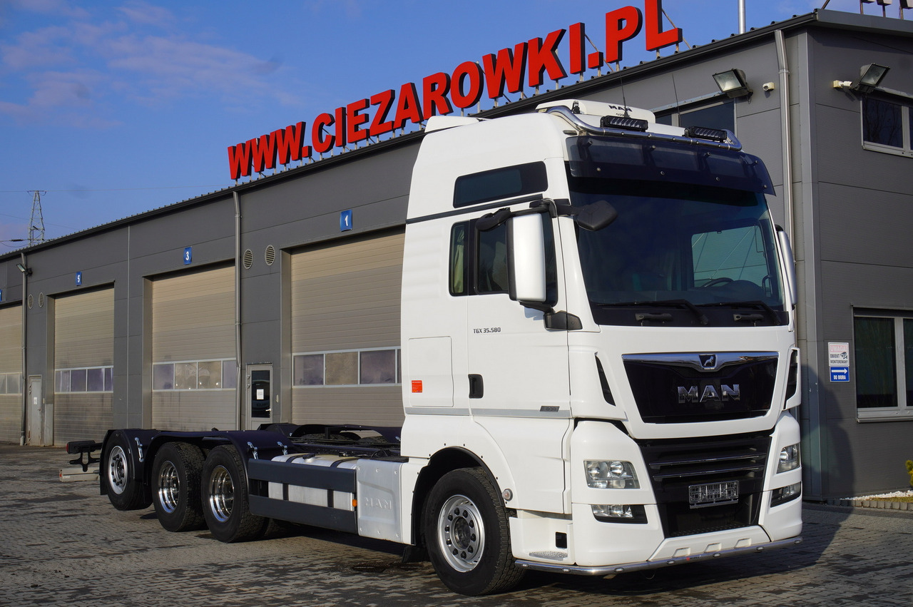 MAN TGX 35.580 E6 8x4/4 - 8.8m chassis frame - Kranbil: bild 1 MAN TGX 35.580 E6 8x4/4 - 8.8m chassis frame - Kranbil: bild 1