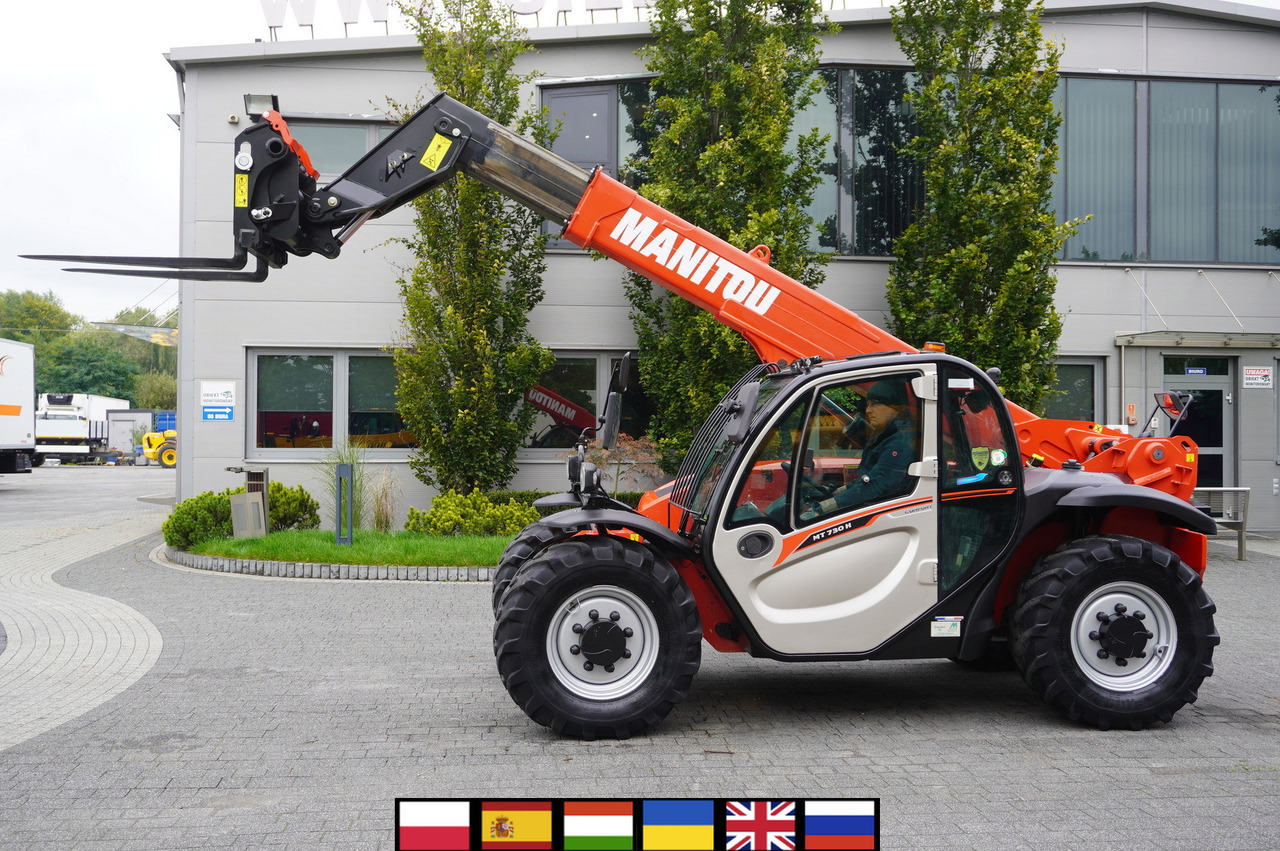 MANITOU MT 730 H / 7 m reach / 3 t / height 190 cm / 2900 MTH! / Joystick - Teleskophjullastare: bild 1 MANITOU MT 730 H / 7 m reach / 3 t / height 190 cm / 2900 MTH! / Joystick - Teleskophjullastare: bild 1