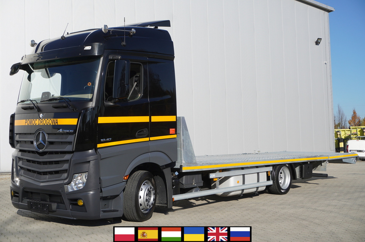 MERCEDES-BENZ Actros 1840 E6 4×2 / NEW Tow Truck platform 9.25 m / Lounge cabin - Biltransportbil lastbil: bild 1 MERCEDES-BENZ Actros 1840 E6 4×2 / NEW Tow Truck platform 9.25 m / Lounge cabin - Biltransportbil lastbil: bild 1