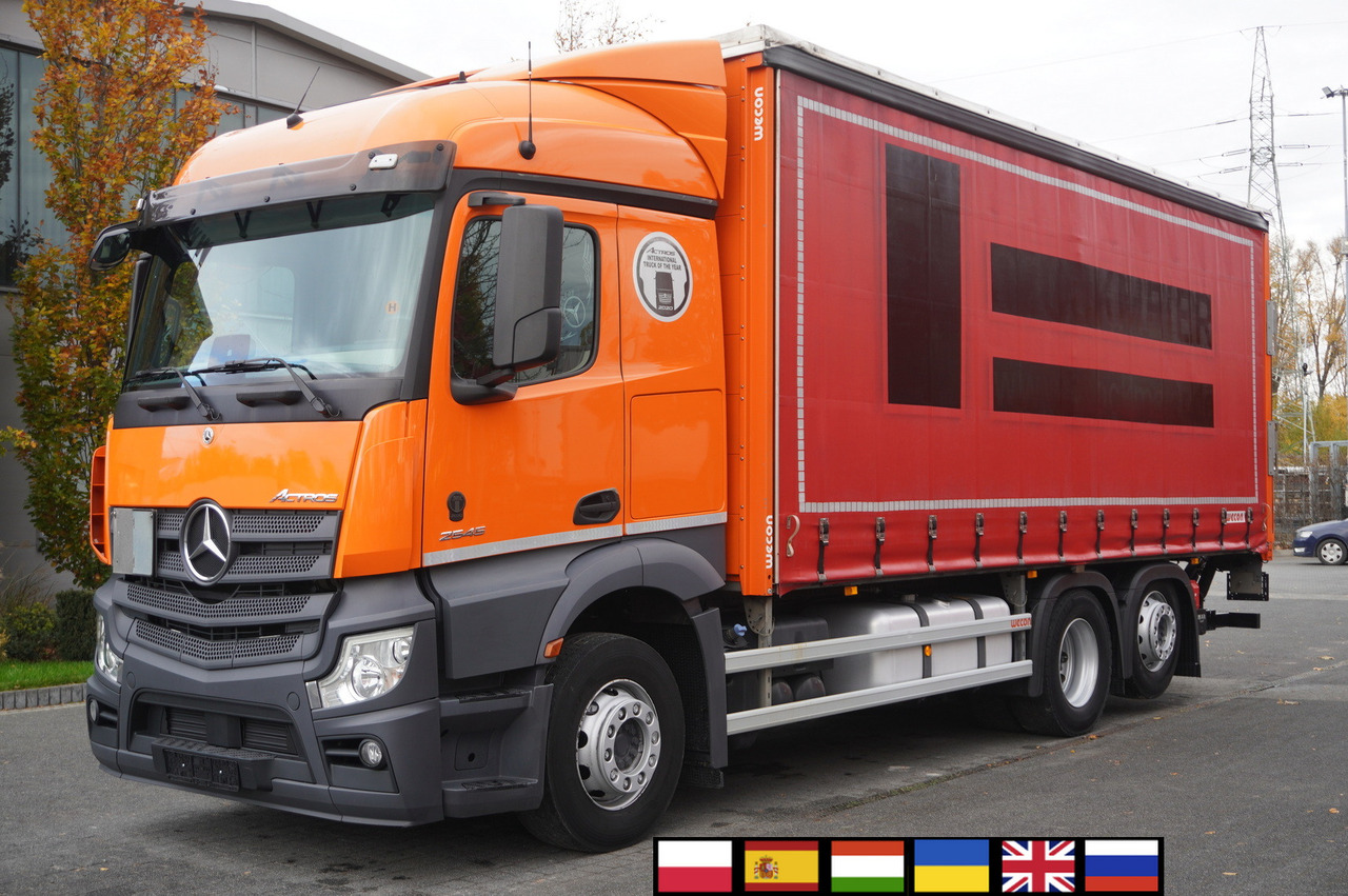 MERCEDES-BENZ Actros 2545 6×2 MP5 / FULL ADR / Curtainsider 17 EPAL - Kapellbil: bild 1 MERCEDES-BENZ Actros 2545 6×2 MP5 / FULL ADR / Curtainsider 17 EPAL - Kapellbil: bild 1