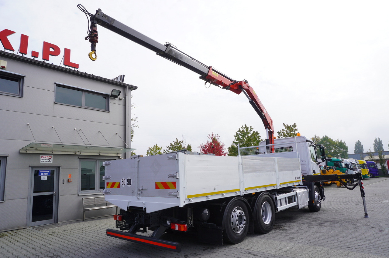 MERCEDES-BENZ Antos 2540 / Flatbed 15 EPAL / Fassi F165 / 6.1 t / 8 m reach / remote control / rotator / 1600 MTH / steered axle - Kranbil: bild 3 MERCEDES-BENZ Antos 2540 / Flatbed 15 EPAL / Fassi F165 / 6.1 t / 8 m reach / remote control / rotator / 1600 MTH / steered axle - Kranbil: bild 3