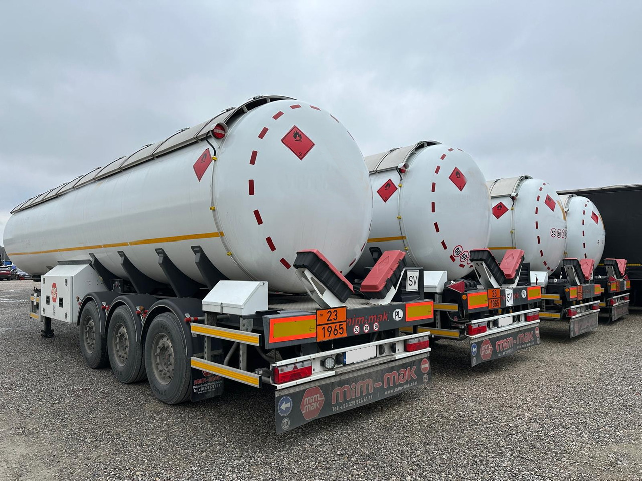 MIMMAK Gas tank semi-trailer MM312 / 2024 / 4 units - Tanktrailer: bild 1 MIMMAK Gas tank semi-trailer MM312 / 2024 / 4 units - Tanktrailer: bild 1