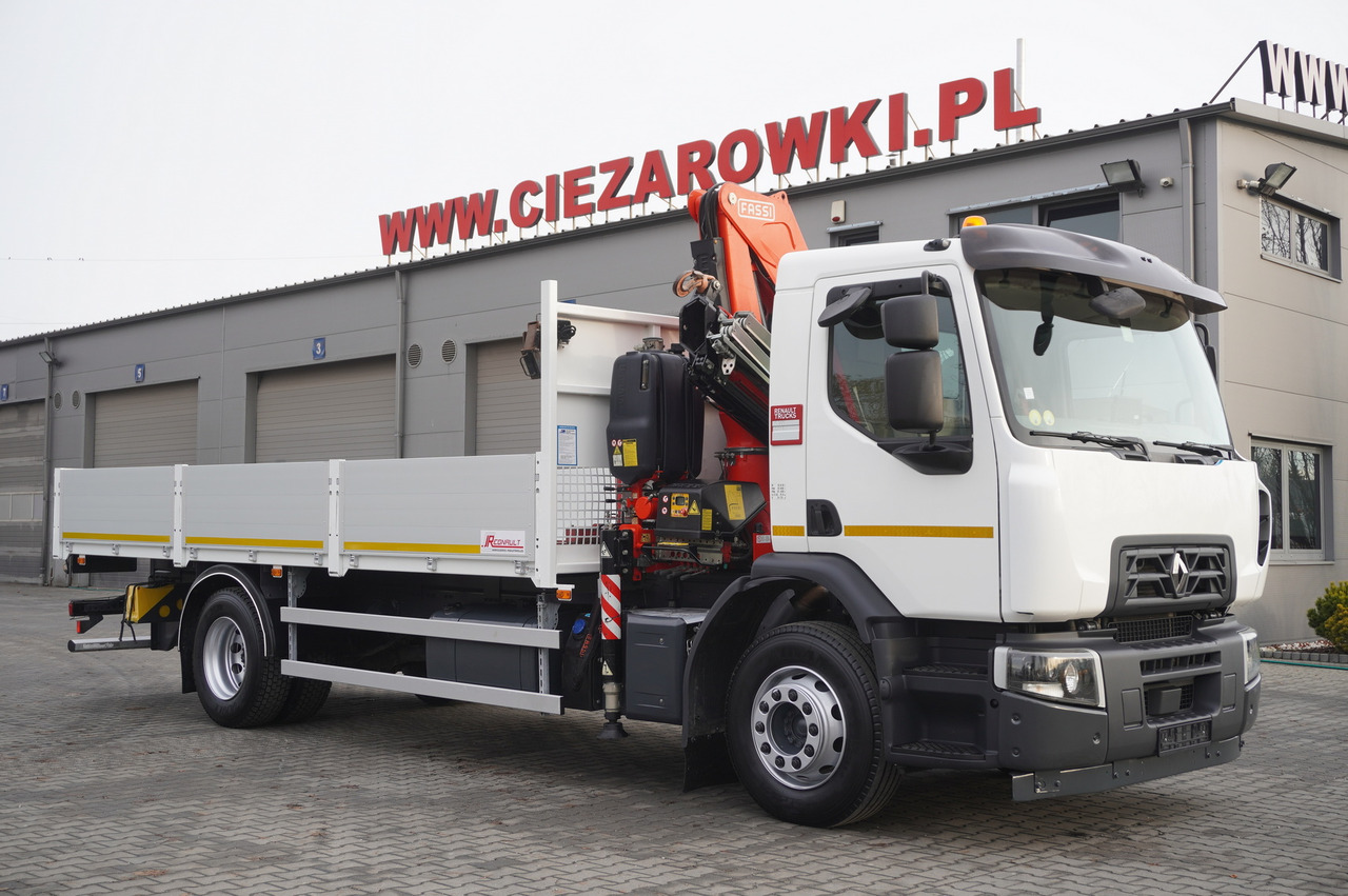 RENAULT C280 DTI 8 / FASSI crane 5.6 T / range 8 m / Flatbed 15 EPAL - Flakbil, Kranbil: bild 2 RENAULT C280 DTI 8 / FASSI crane 5.6 T / range 8 m / Flatbed 15 EPAL - Flakbil, Kranbil: bild 2