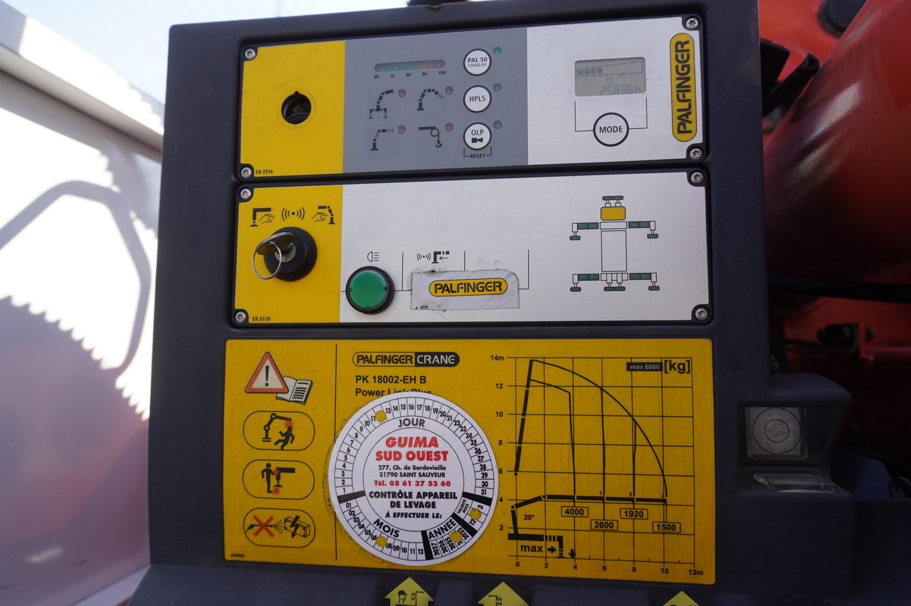 Flakbil, Kranbil RENAULT C380 / 6x4 / HDS Palfinger PK 18002-EH 6000 kg: bild 8