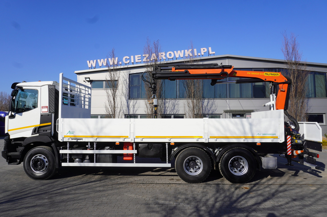 Flakbil, Kranbil RENAULT C380 / 6x4 / HDS Palfinger PK 18002-EH 6000 kg: bild 11