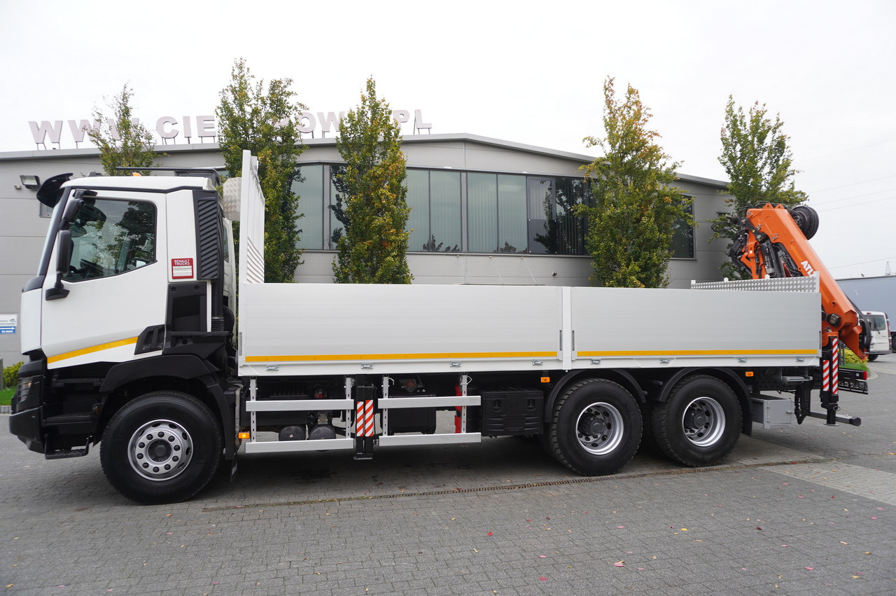 RENAULT C380 Comfort 6x4 / Atlas 172.3E crane / Range 12.3 m / capacity 6.1 t / Flatbed 17 EPA - Kranbil: bild 4 RENAULT C380 Comfort 6x4 / Atlas 172.3E crane / Range 12.3 m / capacity 6.1 t / Flatbed 17 EPA - Kranbil: bild 4