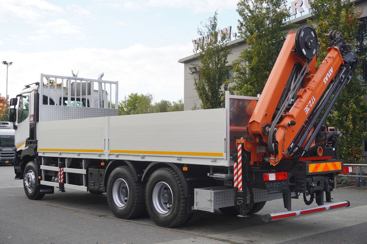 RENAULT C380 Comfort 6x4 / Atlas 172.3E crane / Range 12.3 m / capacity 6.1 t / Flatbed 17 EPAL - Flakbil, Kranbil: bild 5 RENAULT C380 Comfort 6x4 / Atlas 172.3E crane / Range 12.3 m / capacity 6.1 t / Flatbed 17 EPAL - Flakbil, Kranbil: bild 5