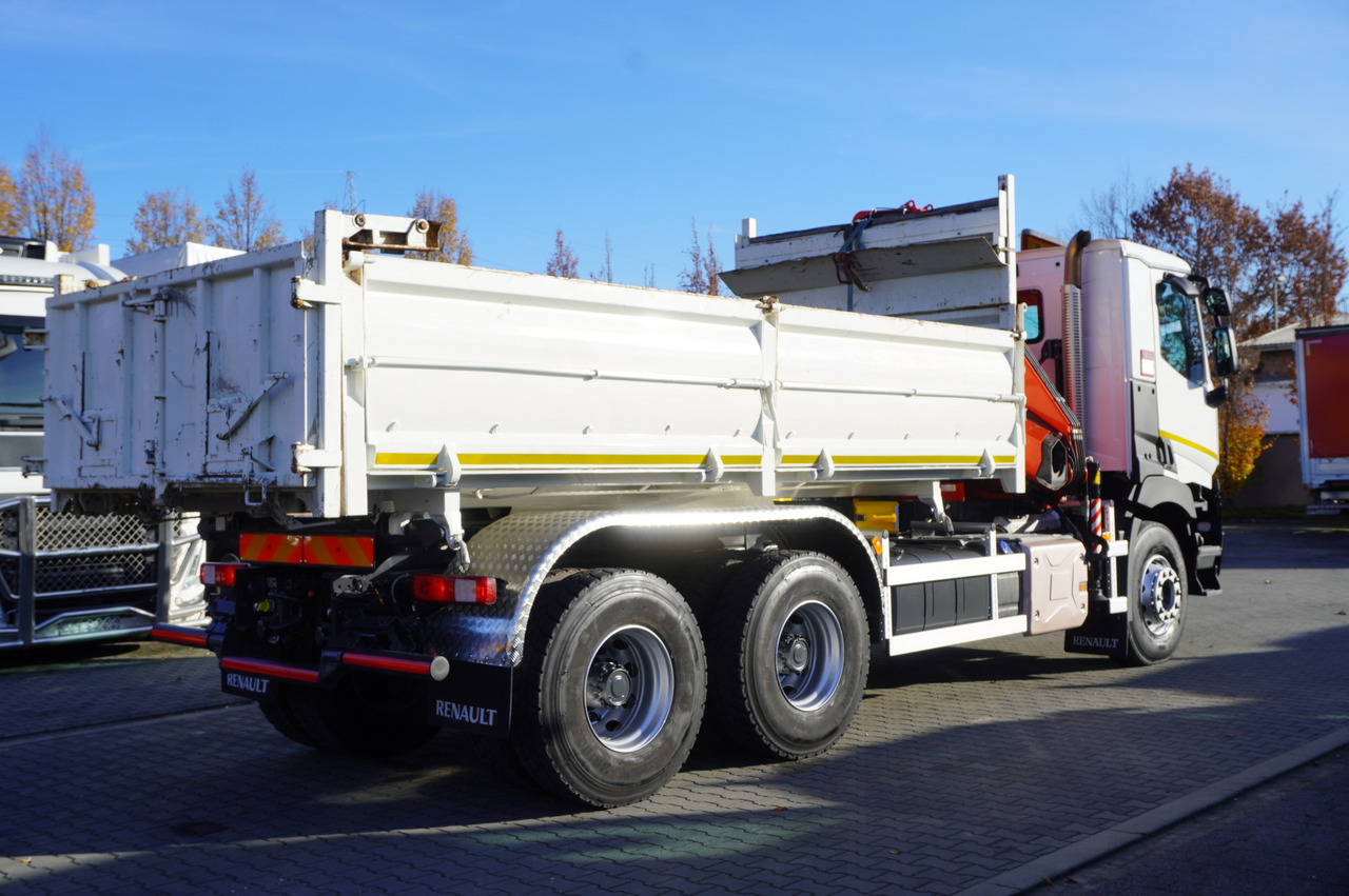 RENAULT C380 E6 6×4 / HDS Fassi F135 2700 MTH / Range 8 m / 5.6 t lifting capacity / 3-side tipper / Bortmatic - Tippbil lastbil, Kranbil: bild 4 RENAULT C380 E6 6×4 / HDS Fassi F135 2700 MTH / Range 8 m / 5.6 t lifting capacity / 3-side tipper / Bortmatic - Tippbil lastbil, Kranbil: bild 4