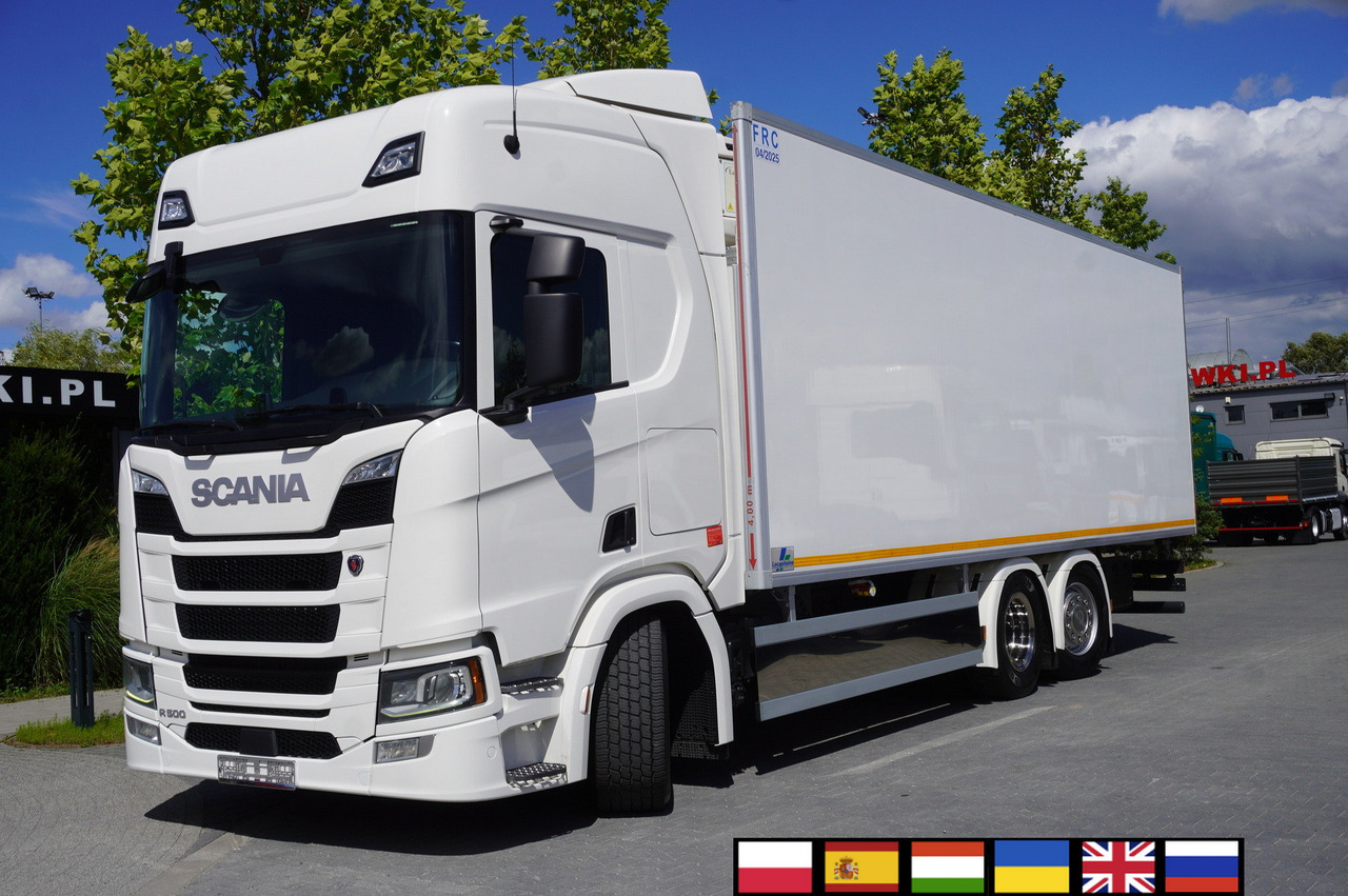 SCANIA R500 / Lecapitaine refrigerator 20 EPAL / Carrier Supra 950 / Steered 3rd axle - Kylbil lastbil: bild 1 SCANIA R500 / Lecapitaine refrigerator 20 EPAL / Carrier Supra 950 / Steered 3rd axle - Kylbil lastbil: bild 1
