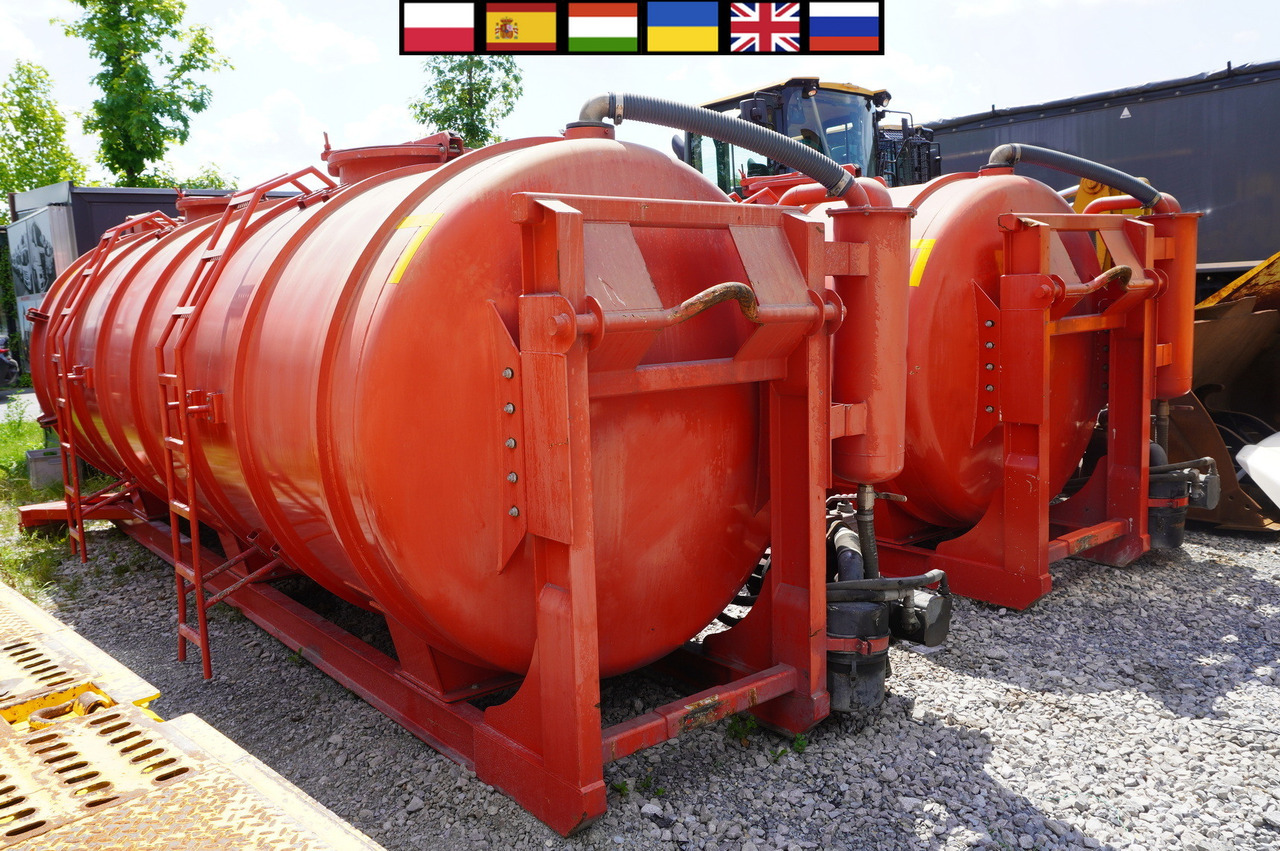 STAL UNUSED Septic barrel / 13000 l - Kroklastväxlar/ Lyftdumper: bild 1 STAL UNUSED Septic barrel / 13000 l - Kroklastväxlar/ Lyftdumper: bild 1