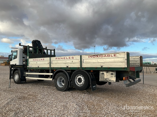 2007 Scania P340 2006 Hiab 144B-2 5 ton on 6x2 Flatbed Truck with Crane - Flakbil, Kranbil: bild 4 2007 Scania P340 2006 Hiab 144B-2 5 ton on 6x2 Flatbed Truck with Crane - Flakbil, Kranbil: bild 4