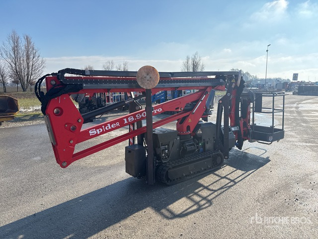 2018 Platform Basket Spider 18.9 Crawler Articulating Boom Lift - Bomlift: bild 3 2018 Platform Basket Spider 18.9 Crawler Articulating Boom Lift - Bomlift: bild 3