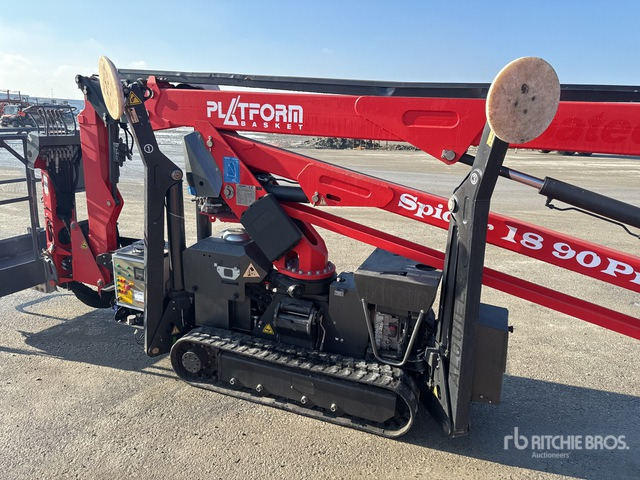 2018 Platform Basket Spider 18.9 Crawler Articulating Boom Lift - Bomlift: bild 4 2018 Platform Basket Spider 18.9 Crawler Articulating Boom Lift - Bomlift: bild 4