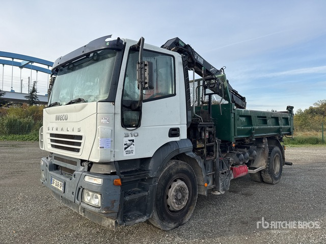 2005 Iveco Stralis 310 2004 Hiab 102XS-2B 3800 kg Arti ... Dump Truck with Crane - Tippbil lastbil: bild 2 2005 Iveco Stralis 310 2004 Hiab 102XS-2B 3800 kg Arti ... Dump Truck with Crane - Tippbil lastbil: bild 2