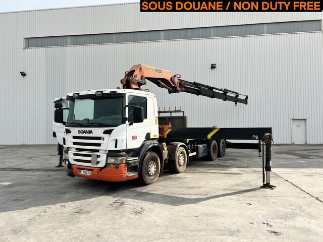 2005 Scania P380 2005 Palfinger PK 56002 18290 k ... Flatbed Truck with Crane - Flakbil, Kranbil: bild 2 2005 Scania P380 2005 Palfinger PK 56002 18290 k ... Flatbed Truck with Crane - Flakbil, Kranbil: bild 2