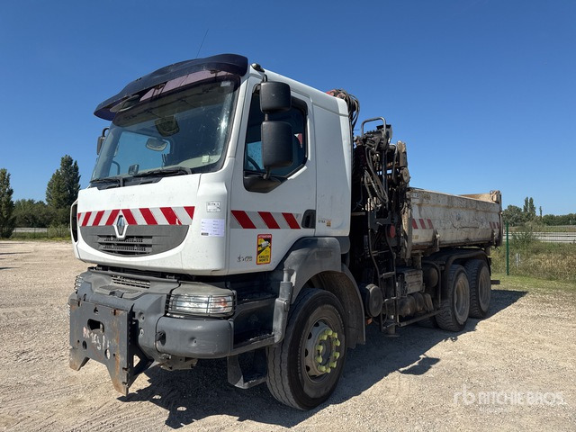 2007 Renault Kerax HMF 1250 k2 on 6x4 Camion Bi-Be ... Dump Truck with Crane - Tippbil lastbil, Kranbil: bild 2 2007 Renault Kerax HMF 1250 k2 on 6x4 Camion Bi-Be ... Dump Truck with Crane - Tippbil lastbil, Kranbil: bild 2