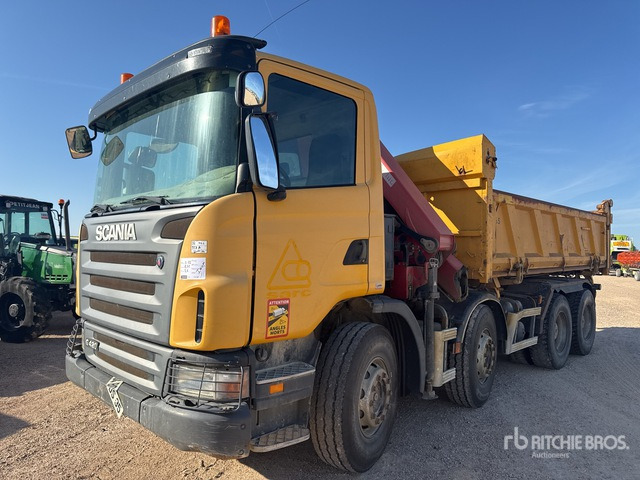 2009 Scania G420 2008 HMF 1720K2 3610 kg Articul ... Dump Truck with Crane - Tippbil lastbil, Kranbil: bild 1 2009 Scania G420 2008 HMF 1720K2 3610 kg Articul ... Dump Truck with Crane - Tippbil lastbil, Kranbil: bild 1
