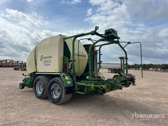 2012 Krone Comprima CV150XC Presse Enrubanneuse 2 Essieux T/A Round Baler - Rundbalspress: bild 4 2012 Krone Comprima CV150XC Presse Enrubanneuse 2 Essieux T/A Round Baler - Rundbalspress: bild 4