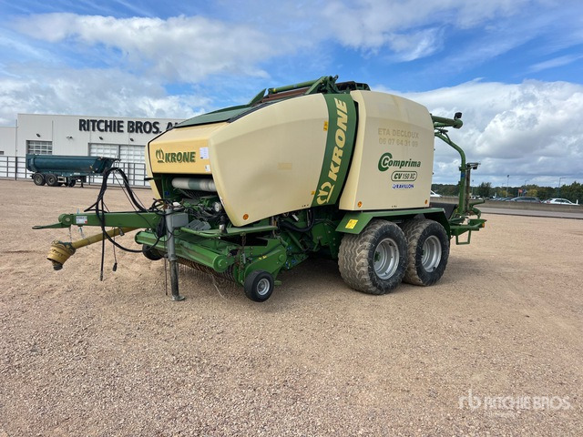 2012 Krone Comprima CV150XC Presse Enrubanneuse 2 Essieux T/A Round Baler - Rundbalspress: bild 1 2012 Krone Comprima CV150XC Presse Enrubanneuse 2 Essieux T/A Round Baler - Rundbalspress: bild 1