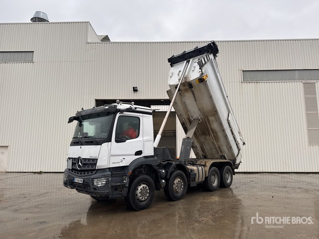 2021 Mercedes-Benz Arocs 3243 8x4 Camion Benne 8x4 Tri/A Dump Truck - Tippbil lastbil: bild 2 2021 Mercedes-Benz Arocs 3243 8x4 Camion Benne 8x4 Tri/A Dump Truck - Tippbil lastbil: bild 2