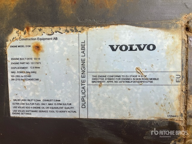 2013 Volvo EC380DL Tracked Excavator - Bandgrävare: bild 5 2013 Volvo EC380DL Tracked Excavator - Bandgrävare: bild 5