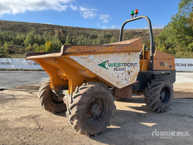 2015 Terex TA6 6 ton 4x4 Dumper - Minitippbil: bild 1 2015 Terex TA6 6 ton 4x4 Dumper - Minitippbil: bild 1