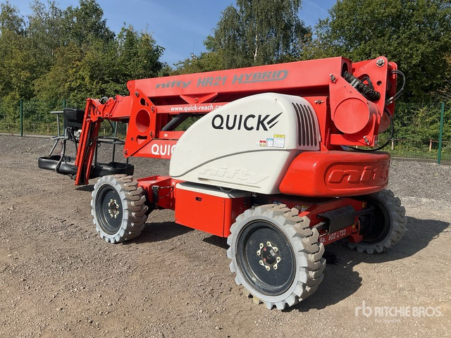 2017 Nifty HR21 4WD Hybrid Articulating Boom Lift - Bomlift: bild 4 2017 Nifty HR21 4WD Hybrid Articulating Boom Lift - Bomlift: bild 4